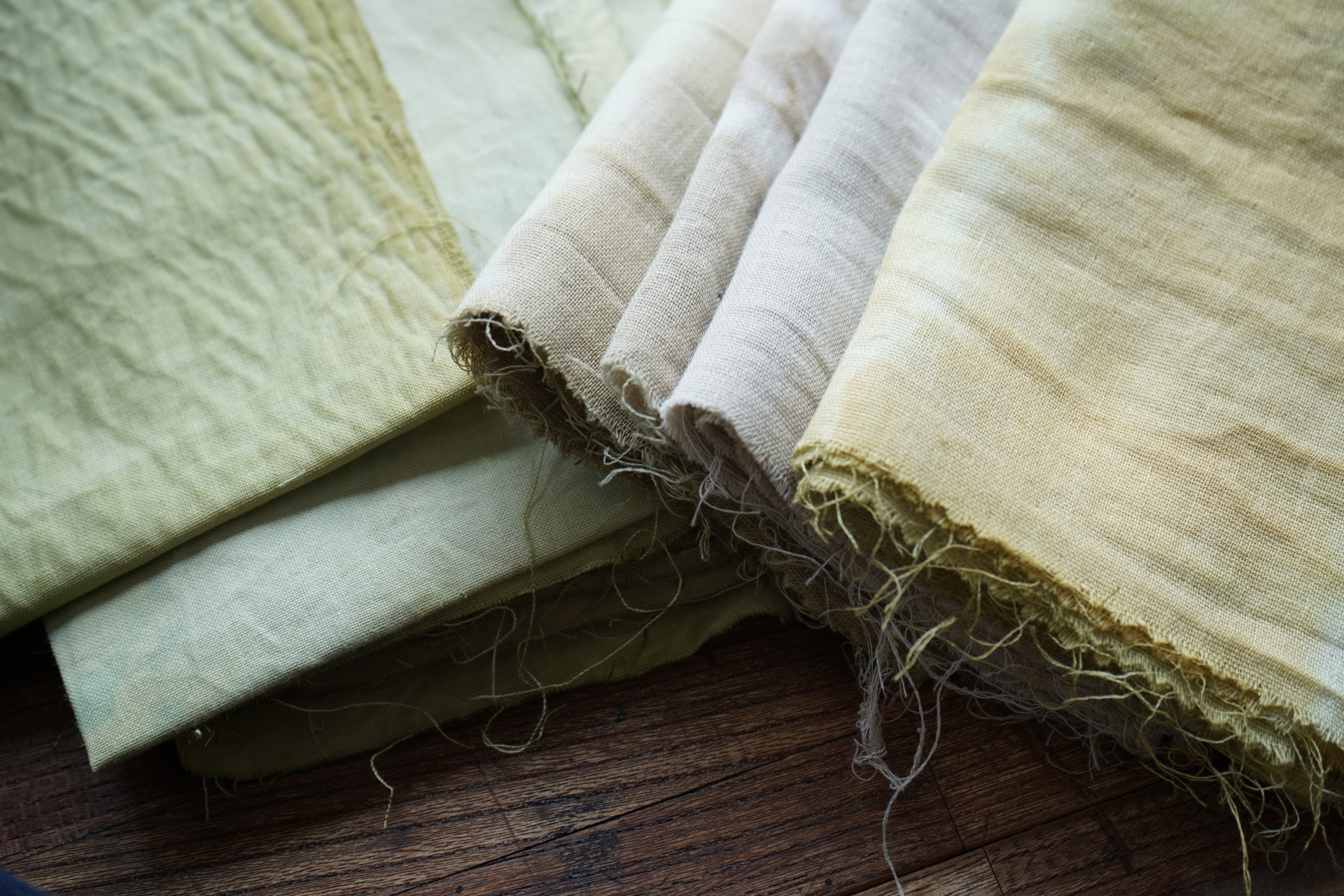 草木染圍巾–山霧靛